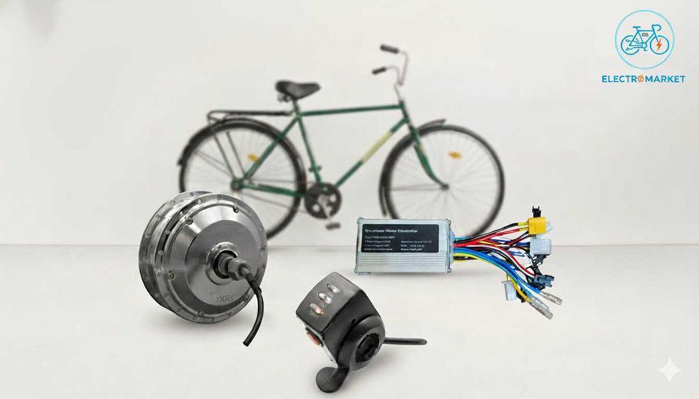 Елктронабір, електровелосипед, мотор колесо, электровелосипед, MXUS