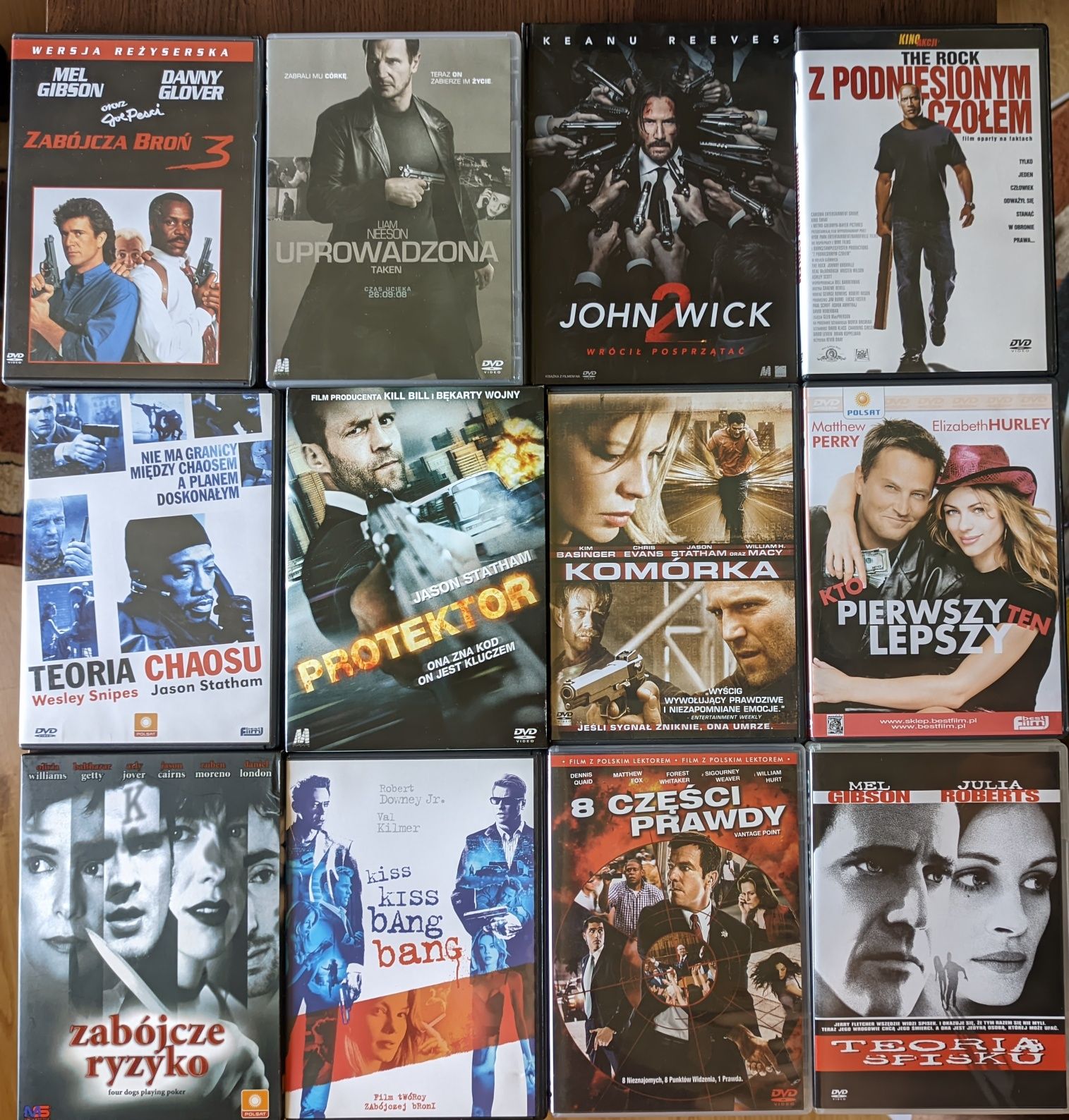 Filmy DVD sensacja, kryminał, wojenne