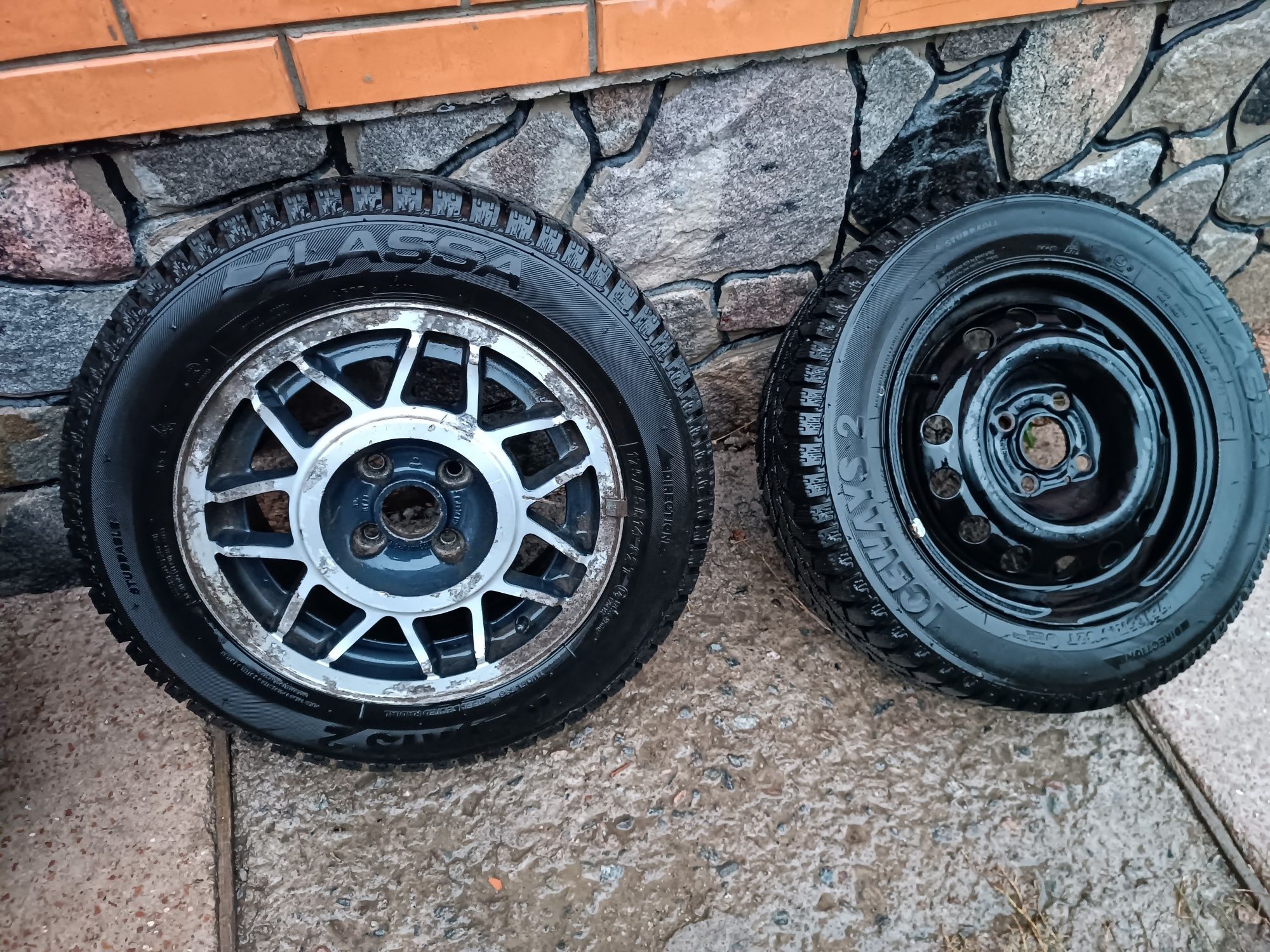 Шини з дисками R 14 175 65 зима . Майже нові . Пробіг 5 7 тис.