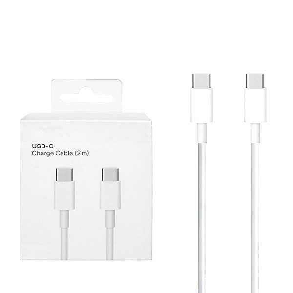 Kabel 2x USB-C 2m Ładowarka USBC/USBC 200cm USB Typu C do telefonu