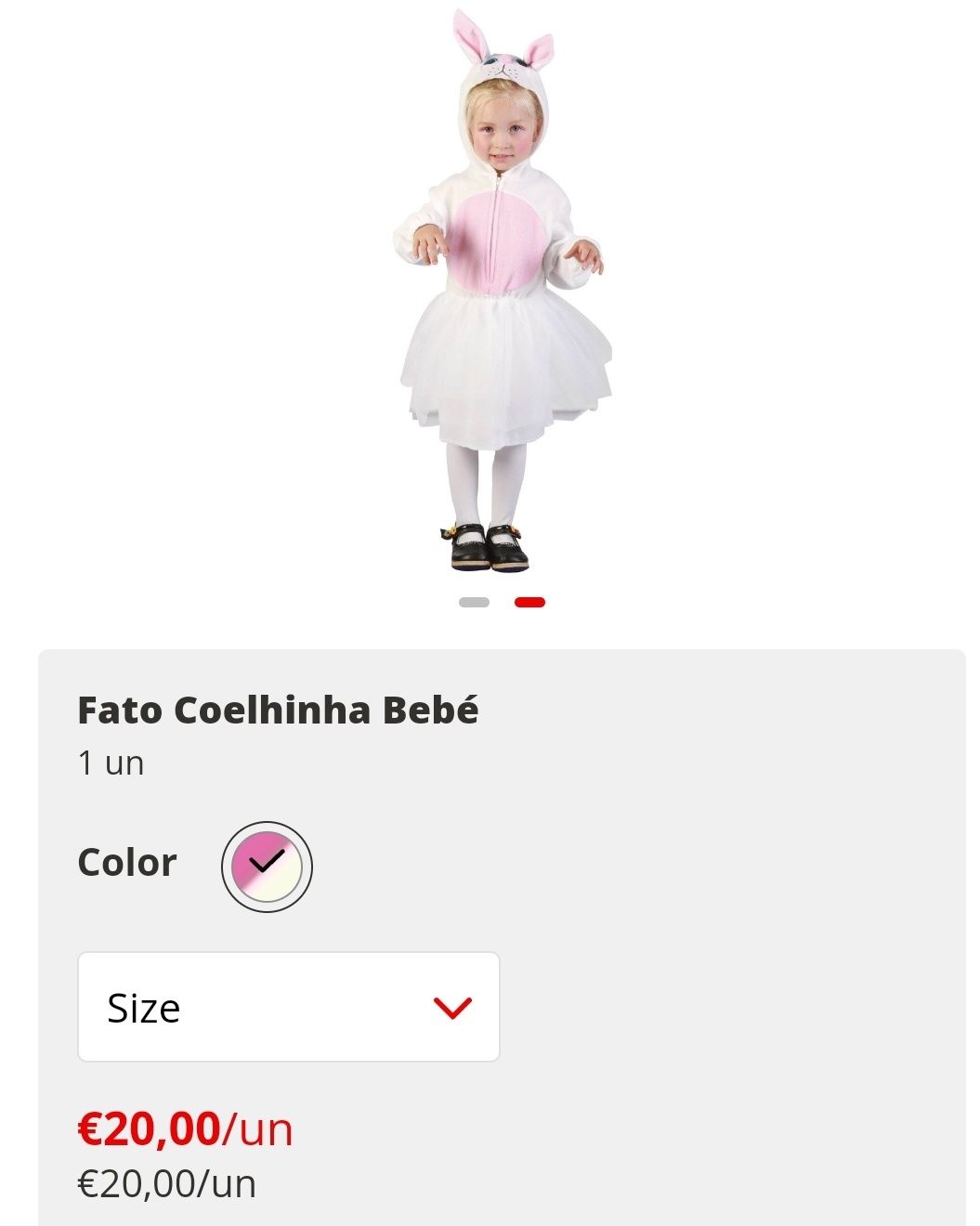 Fantasia de coelhinha