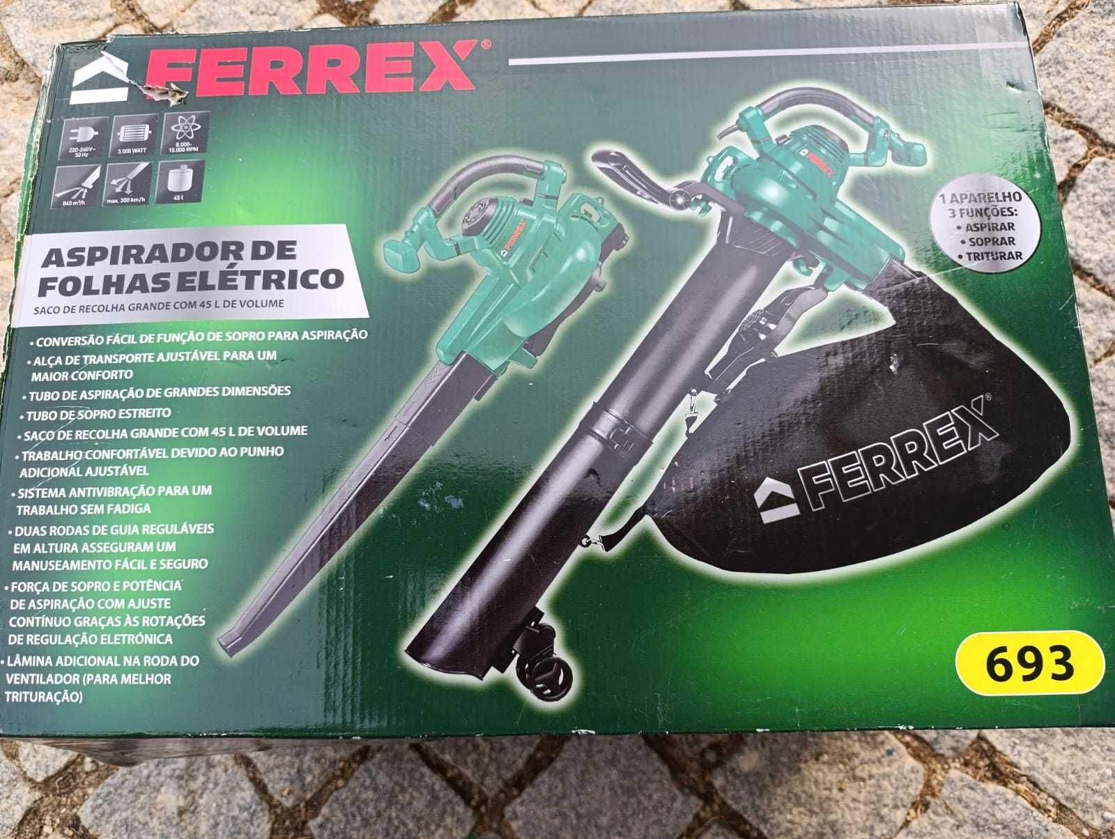 aspirador/soprador de folhas Ferrex