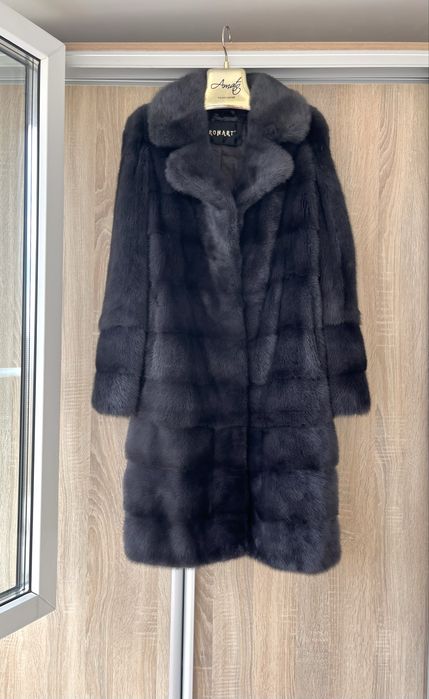 Роскошная, редкая модель! Норковая шуба с английским воротником!