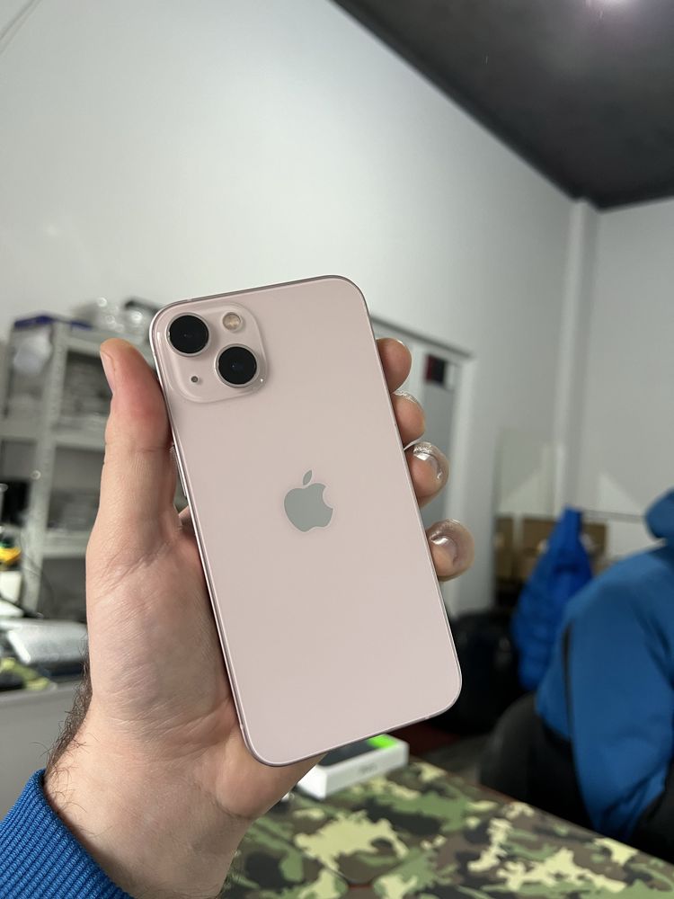 Apple iphone 13 128 gb рожевий айфон як новий 100% аккумулятор