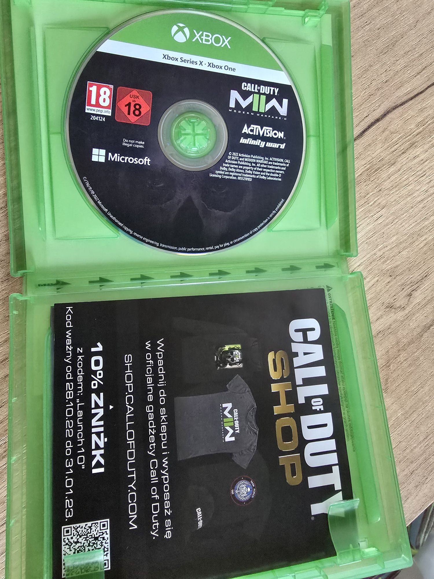 Call of Duty Modern Warfare 2 na Xbox - wersja PL stan bdb
