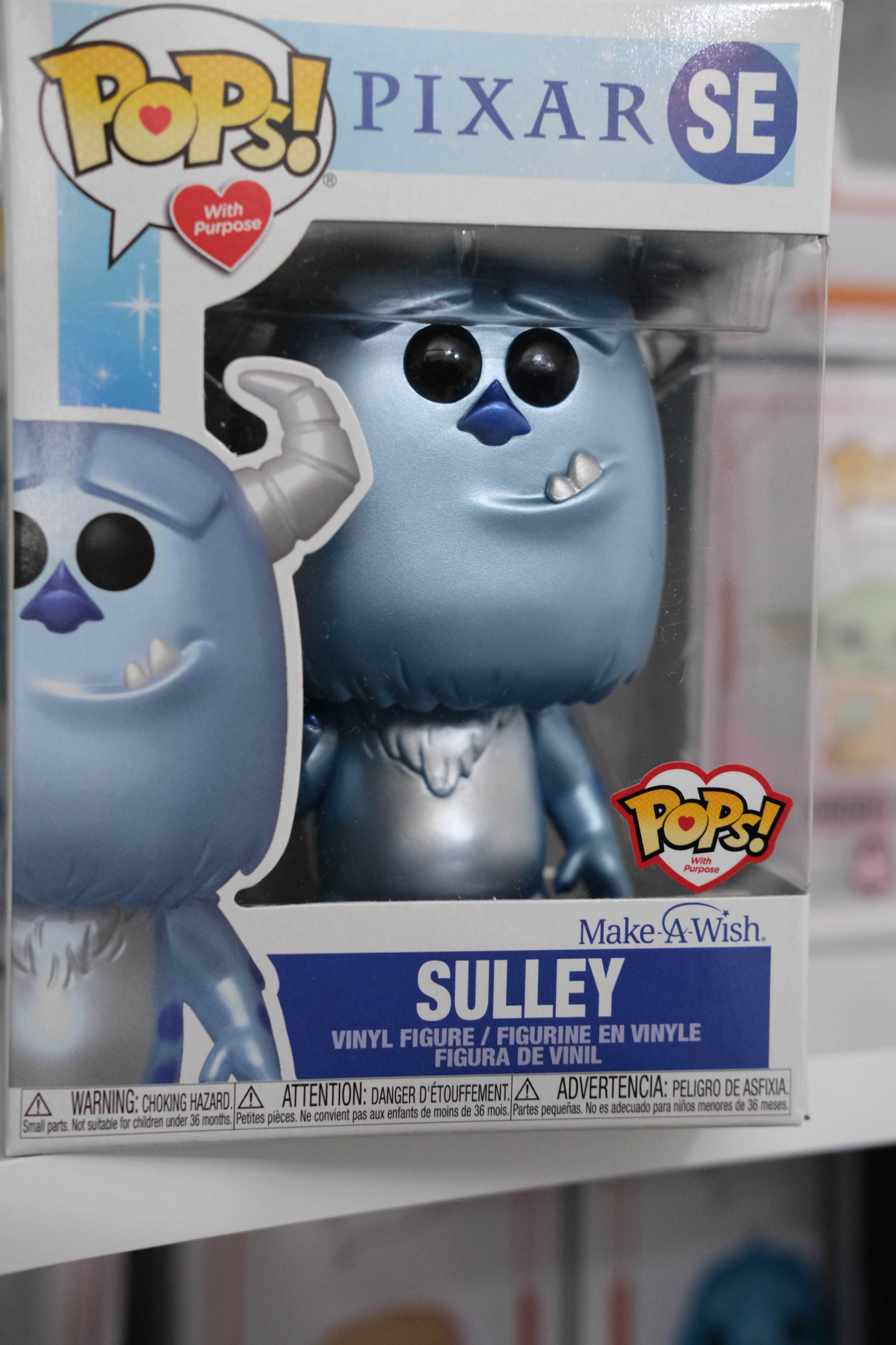 Funko Pop Sulley Disney Make a Wish metallic Funko pop!