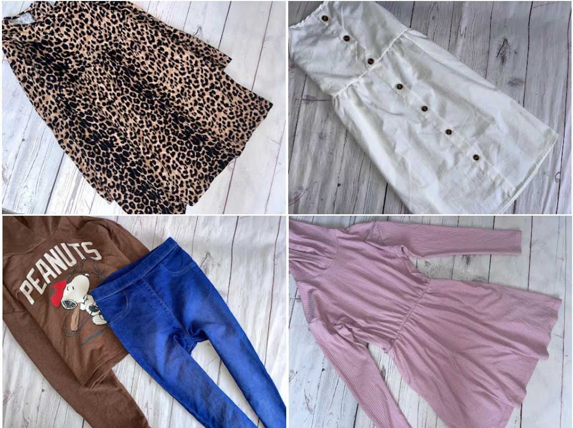 r.146-152 MEGA PAKA 54szt ZESTAW UBRANEK dla córci dziewczynki adidas