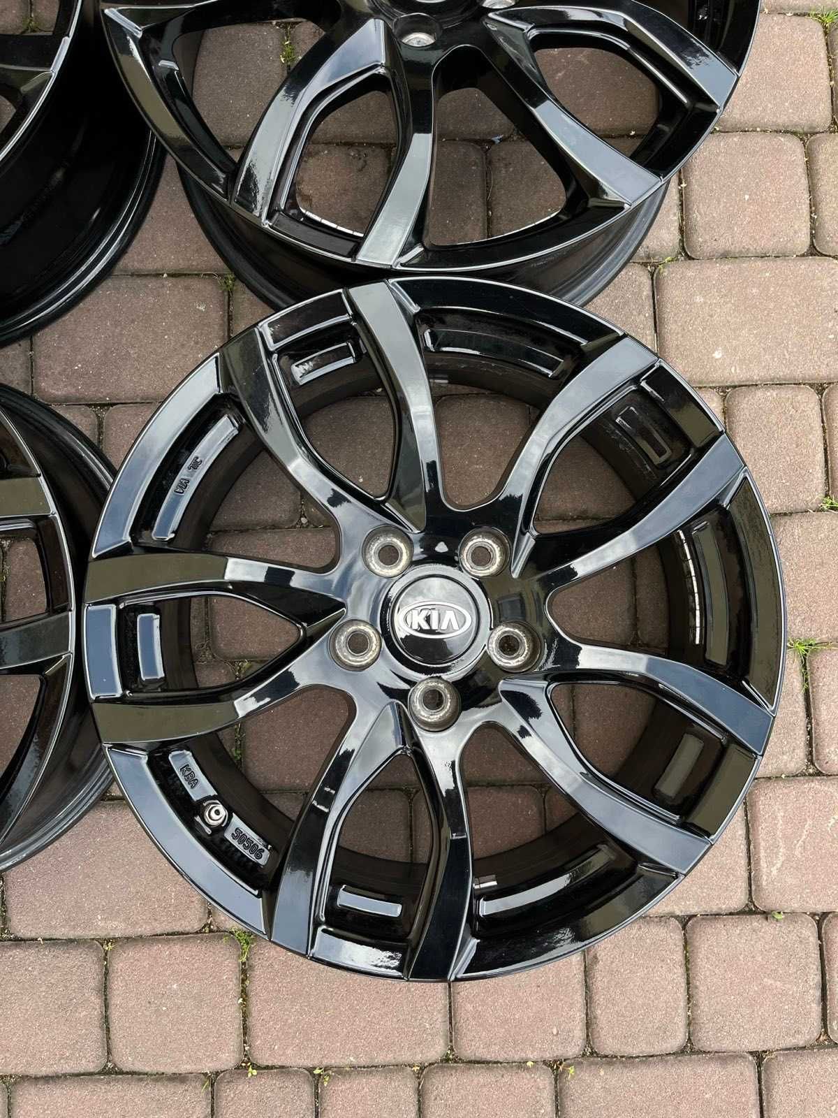 Alufelgi Kia 5x114,3 17 cal Czujniki Sorento Sportage Niro Ceed CZARNE