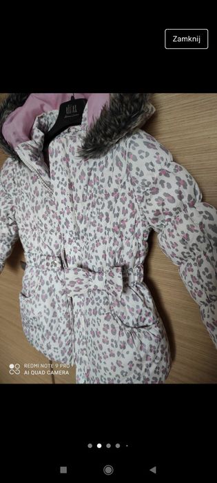 Kurtka Panterka dla dziewczynki 110 Na 4-5 lat