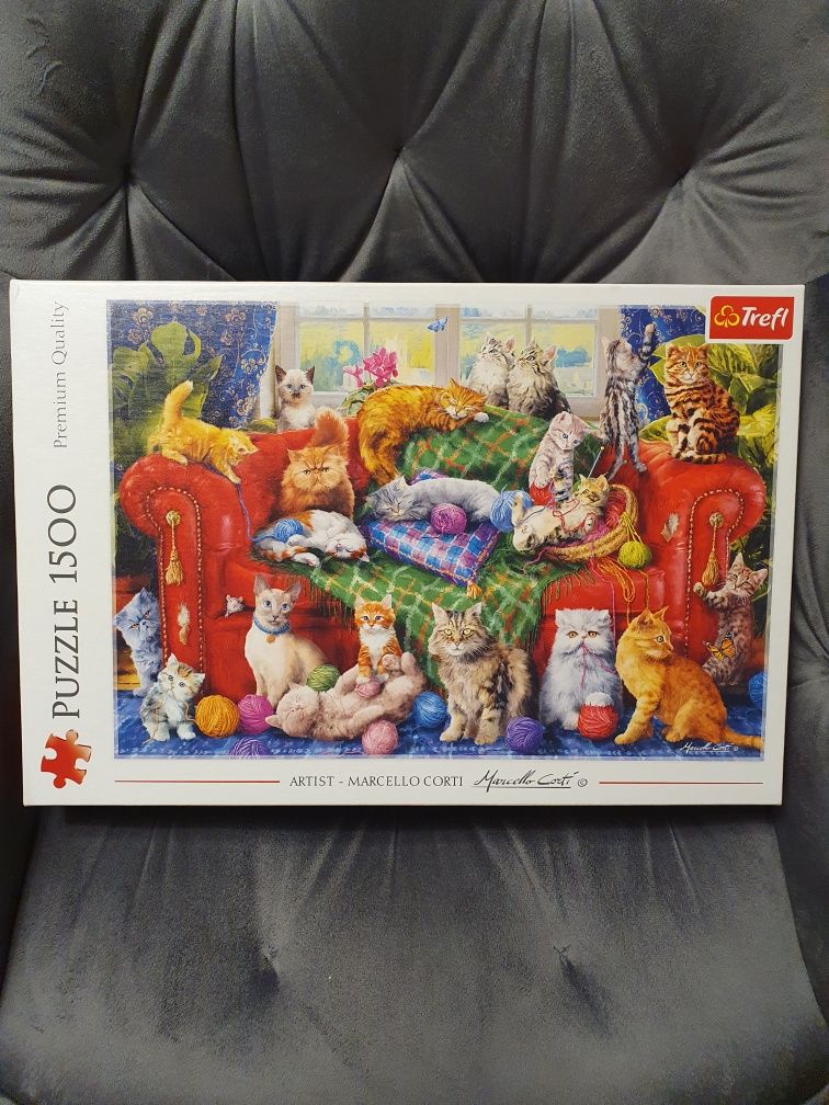 Puzzle Trefl 1500 el 100% kompletne