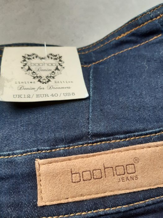 Jeans spodnie damskie Boohoo r. 38 M