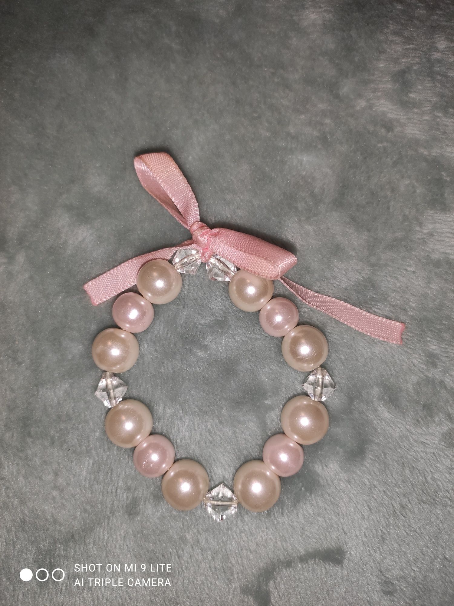 Handmade bransoletka perłowa