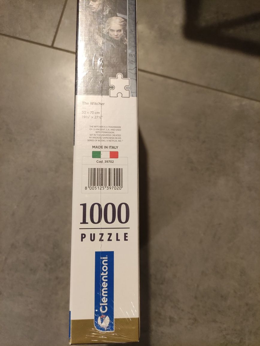 Clementoni, puzzle, Netflix Collection, Wiedźmin, 1000 el.