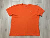 RALPH LAUREN r.XXL oryginalna koszulka męska pomarańczowa