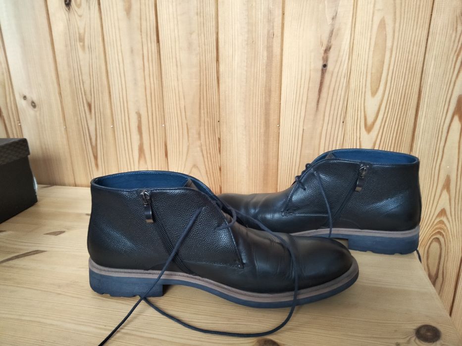 Sprzedam męskie trzewiki skórzane firmy Lanquier