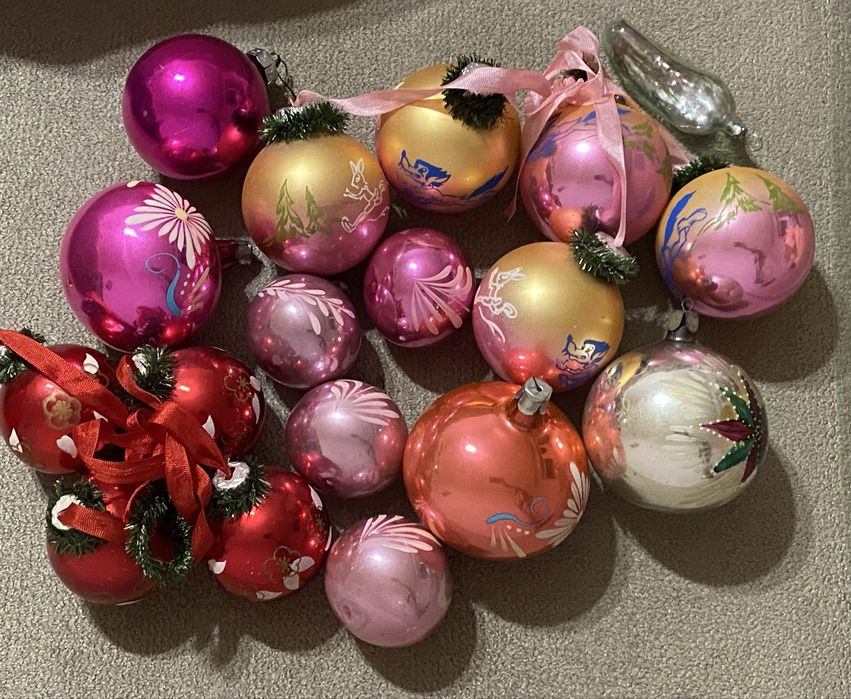 Ёлочные игрушки ГДР/СССР одним лотом