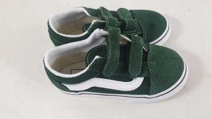 Vans buty sportowe skóra naturalna zielony rozmiar 25