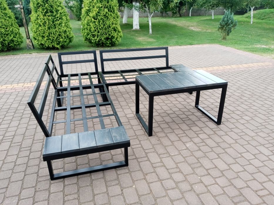 Narożnik ogrodowy ( meble ogrodowe, stół, dowolny wymiar).