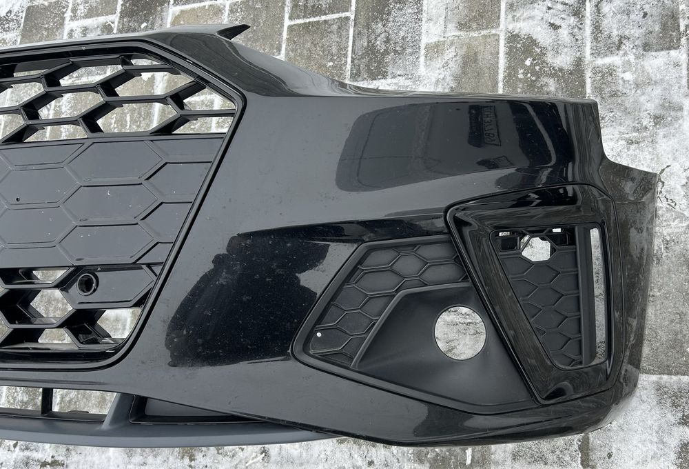 Zderzak przód Audi A4 S4 B9 lift s-line 6xpdc 2019-> black