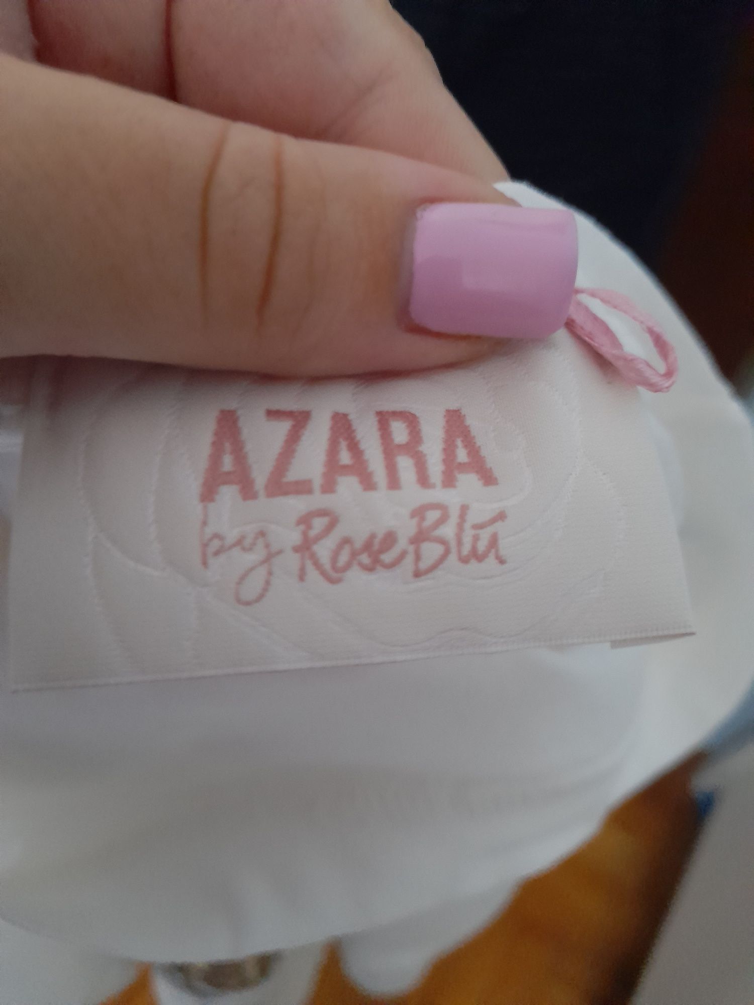 Nowy z metką kremowy tshirt koszulka o kroju oversize. Bawełna Azara