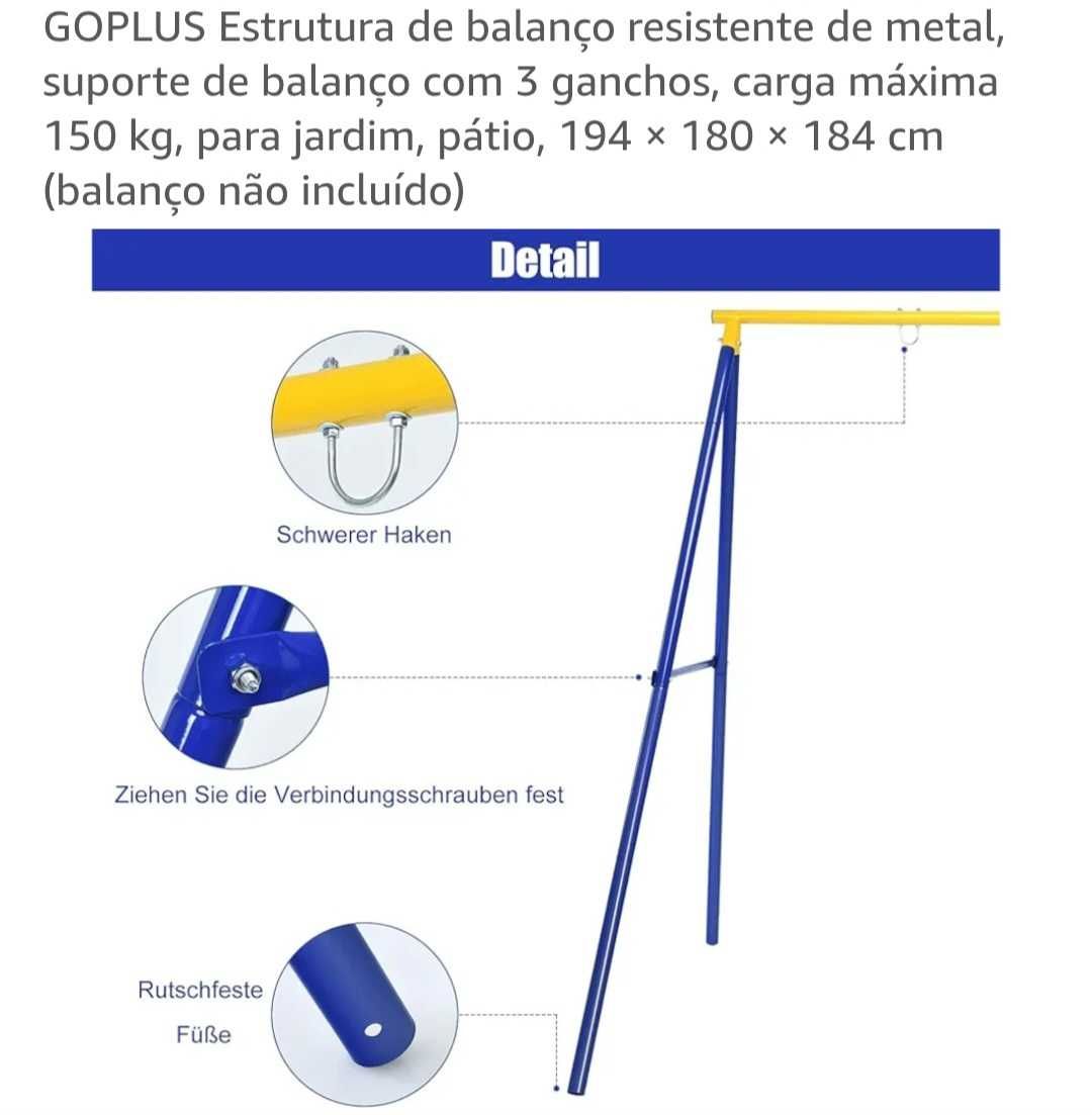 Estrutura de baloiço