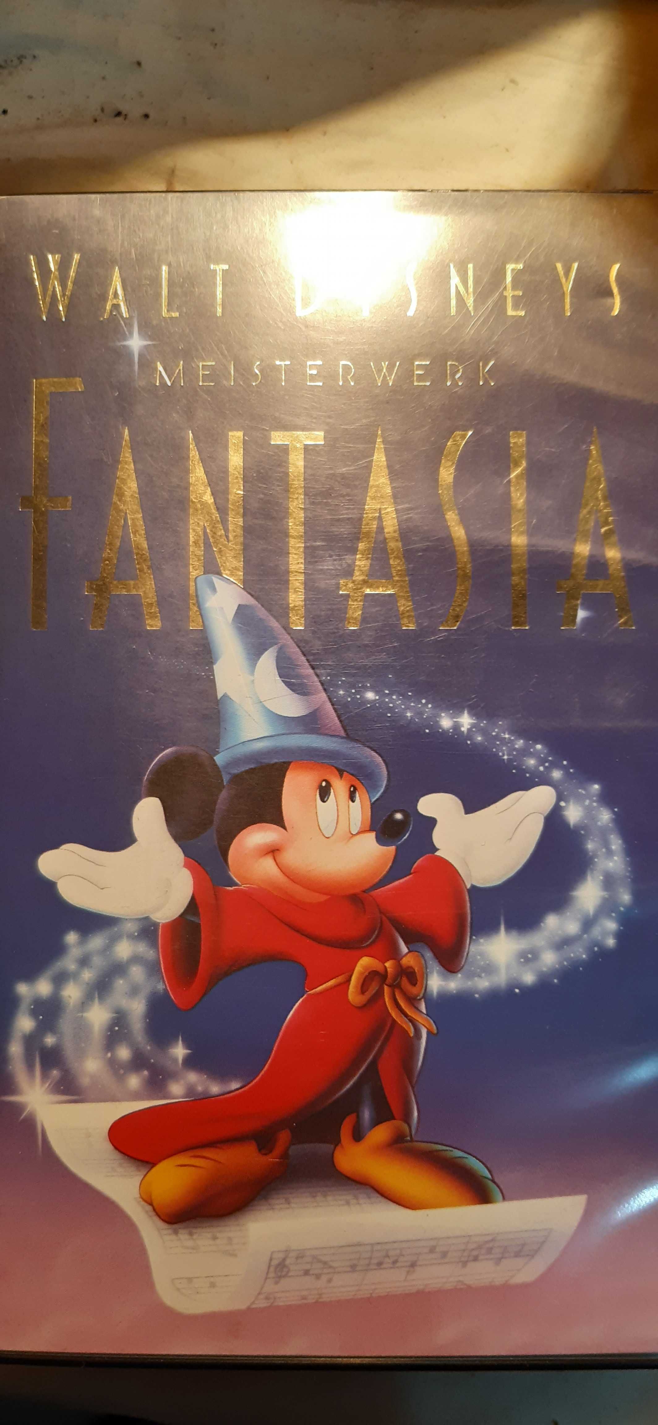 kaseta vhs walt disneys fantasia wydanie niemieckie