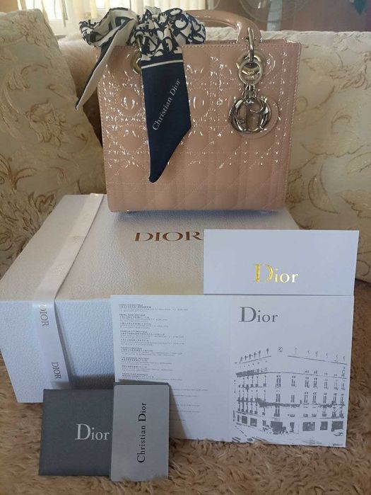 Mala Lady Dior beje- Em Excelente estado