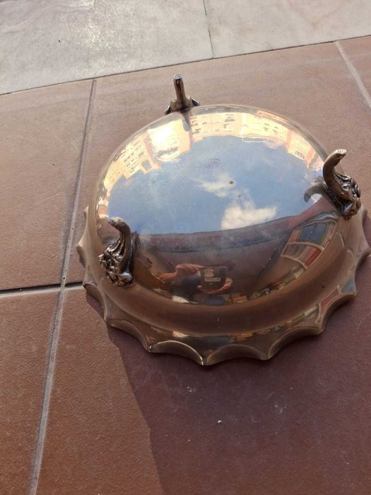 Taça vintage de metal