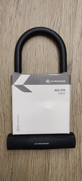 U-lock KZU370 KROSS zapięcie rowerowe na klucz 16x180x320 mm 50% ceny