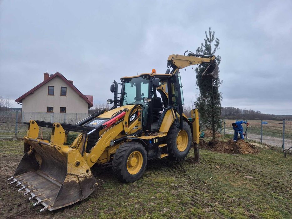 Usługi Wynajem koparko ładowarką Kucie Betonu Prace Ziemne Wykopy
