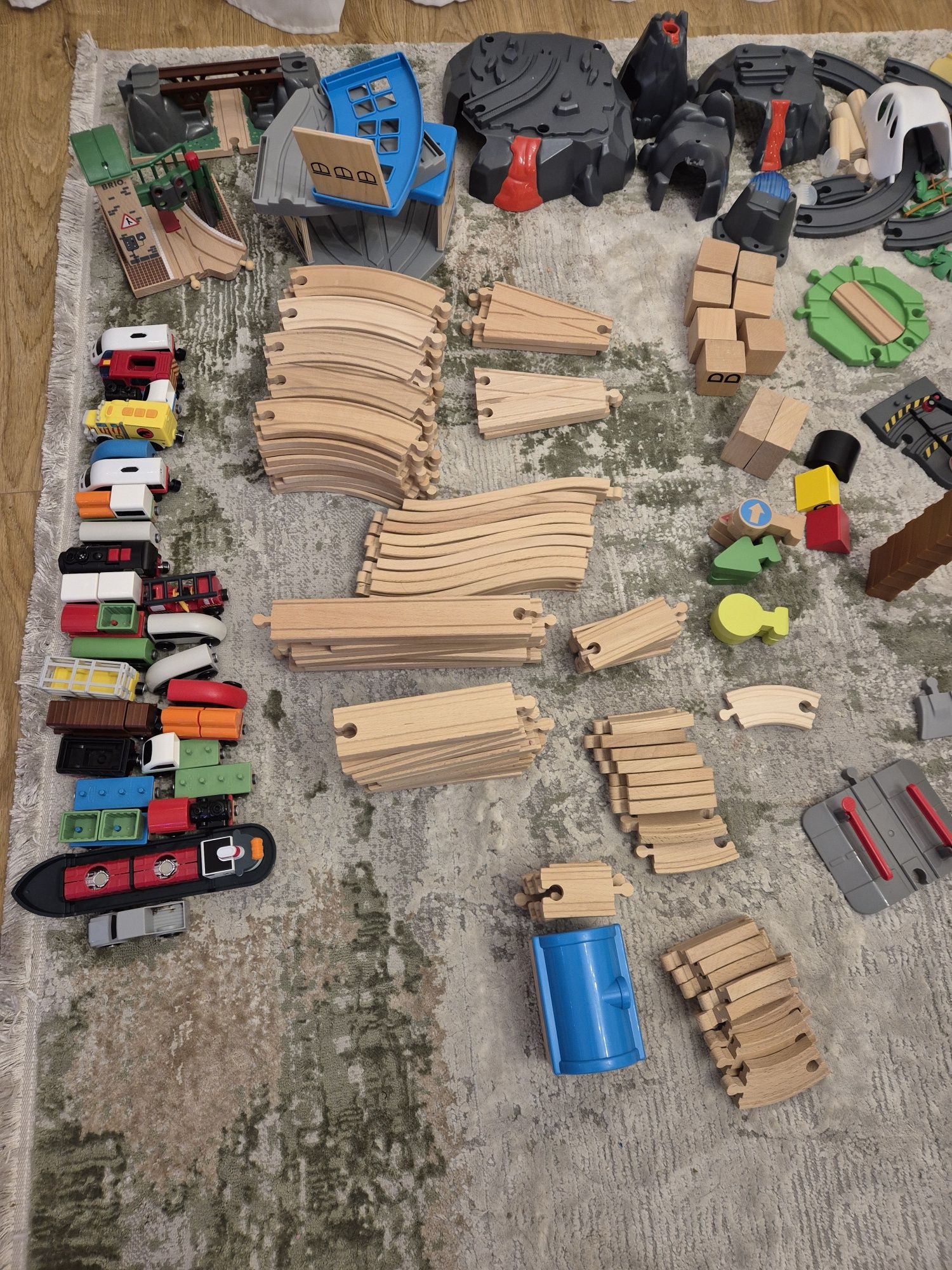 Brio, Playtive zestaw drewniana kolejka