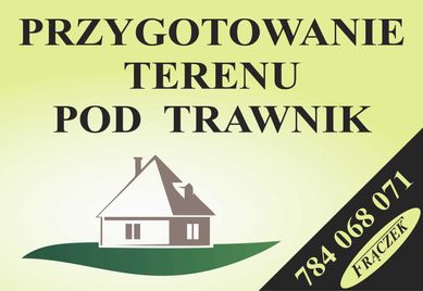 Przygotowanie terenu pod trawnik, usługi glebogryzarką separacyjną