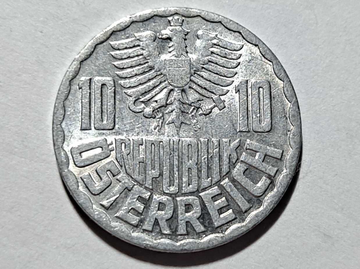 10 Groschen - 3 szt - Austria (II Republika) - (Al) - różne roczniki