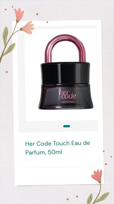Her code touch O Boticário