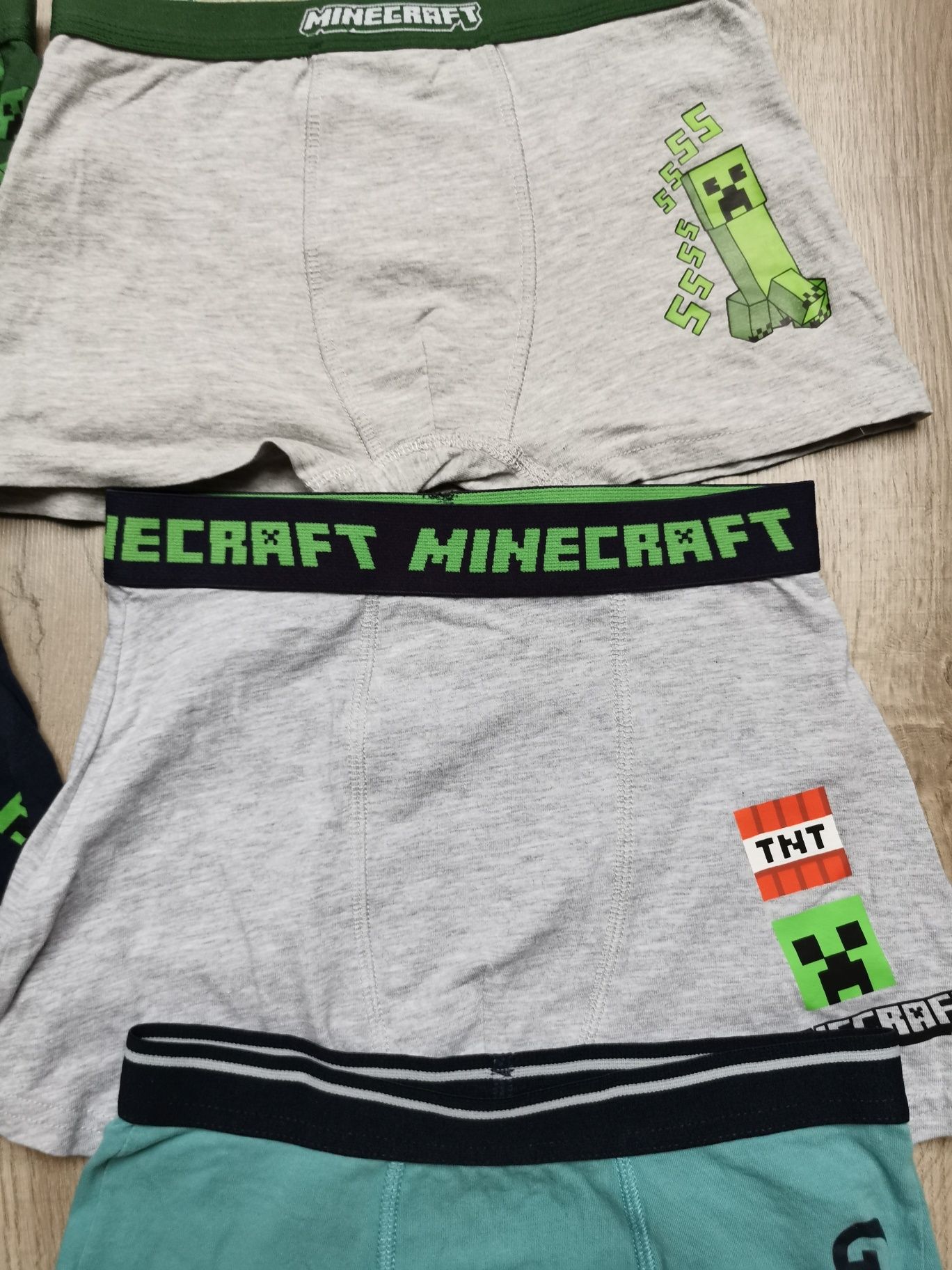 Zestaw Bokserki chłopięce Minecraft, 134/140, nowe bez metki