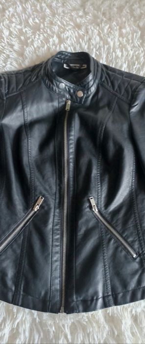 Czarna ramoneska, kurtka damska rozmiar XS