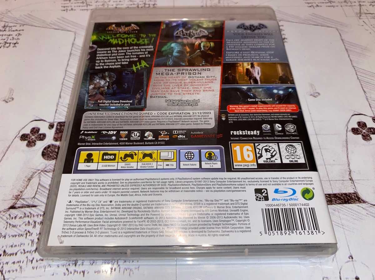 Batman Arkham Collection Ps3 polska wersja napisy