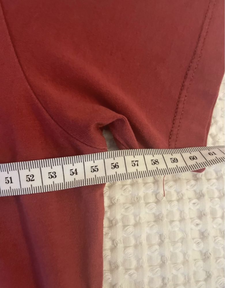 Pepe jeans bordowy t shirt koszulka modna wygodna M jesien