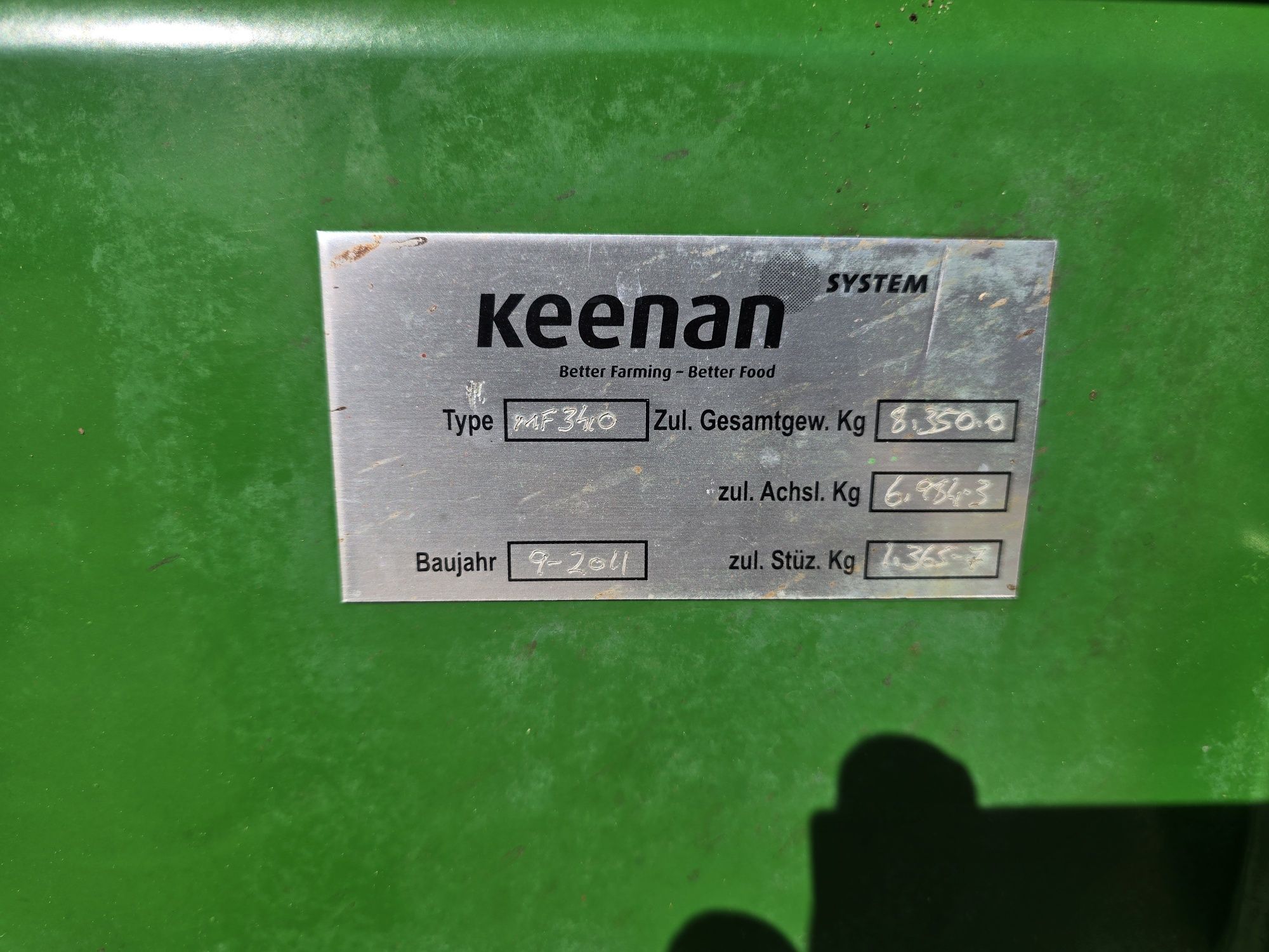 Wóz paszowy keenan mech fiber 340