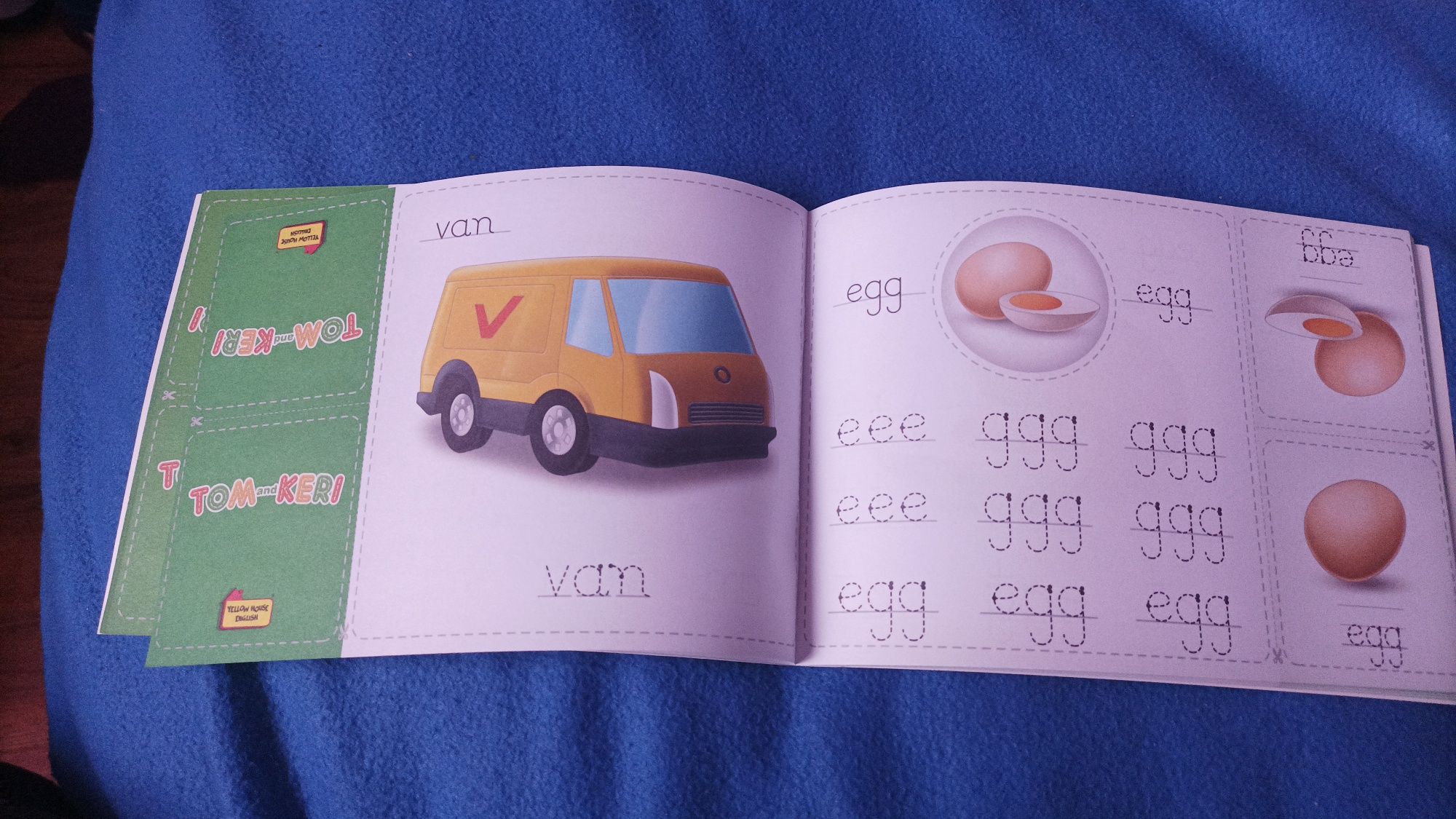 Tom and Keri Writing Book English dzieci angielski