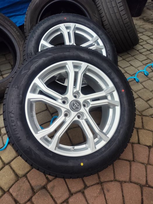 Nowe koła zimowe 17 5x114,3 czujniki tpms toyota RAV4 Avensis c-hr chr
