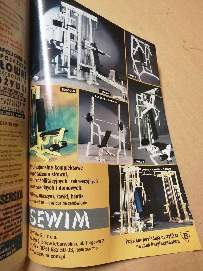 Gazeta magazyn czasopismo Kulturystyka i Fitness. 2003 r. 20letni egz.