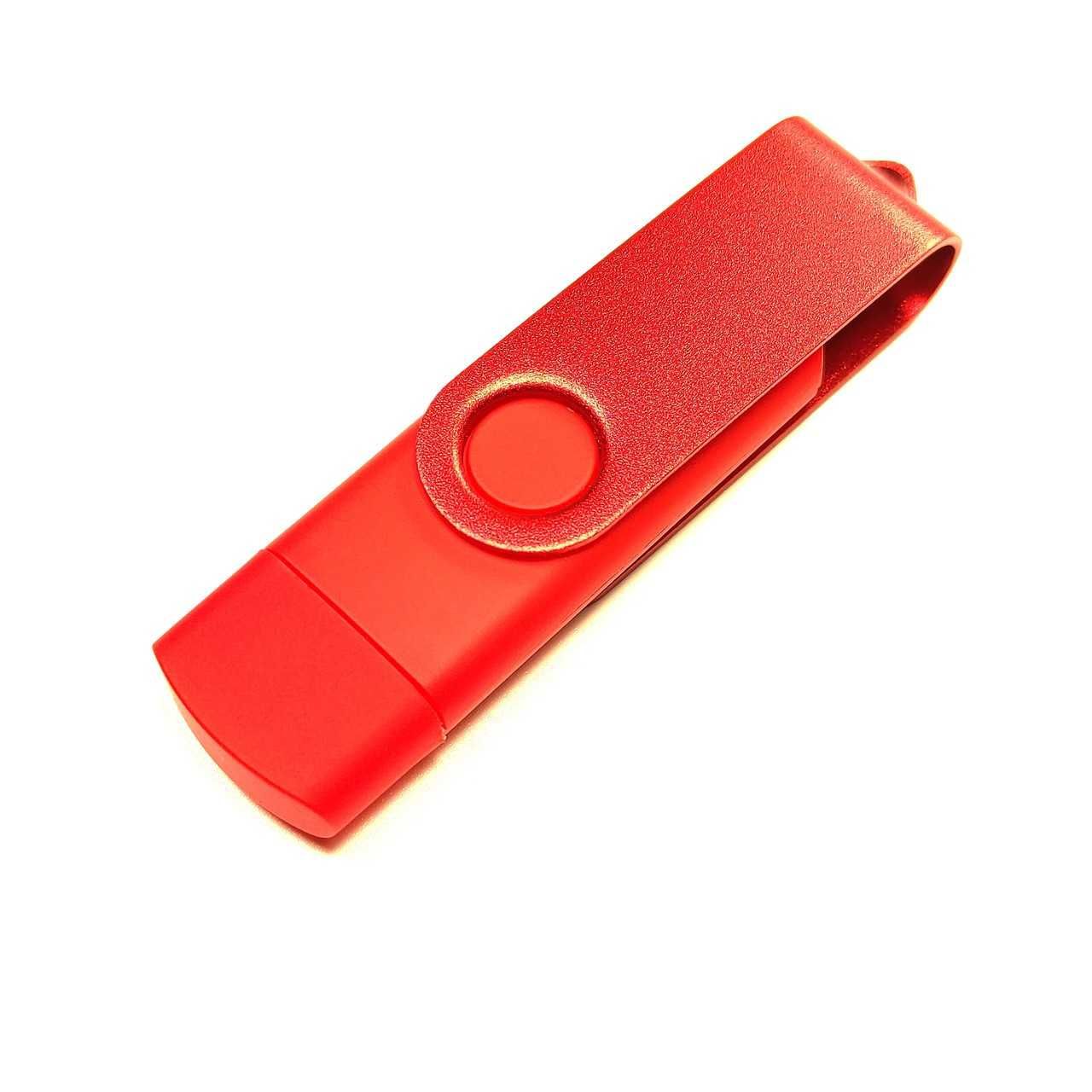 USB флешка 32 GB. MICRODRIVE. 3 в 1. Двостороння USB + Type-C