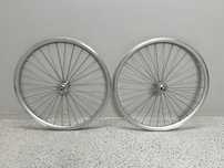 Koła 28” 700C ostre, single speed, flip-flop FULL SILVER CNC maszyny