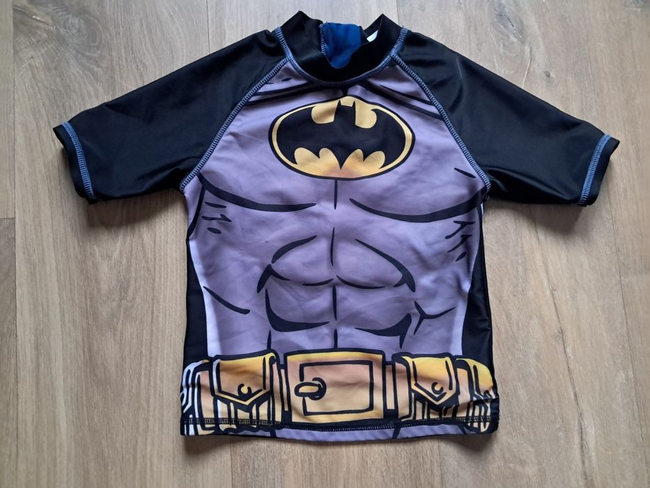 Batman koszulka kąpielowa t-shirt kąpielowy chłopięcy 110-116