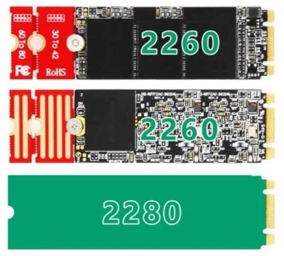 Adapter Ramka Uchwyt Przedłużenie Dysku M2 M.2 SSD M2PLUS NGFF NVME