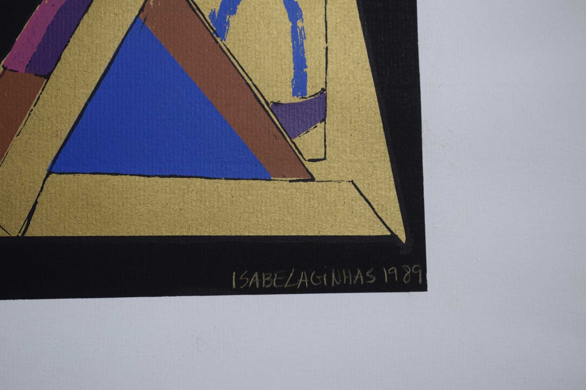 Duas serigrafia de Isabel Laginhas