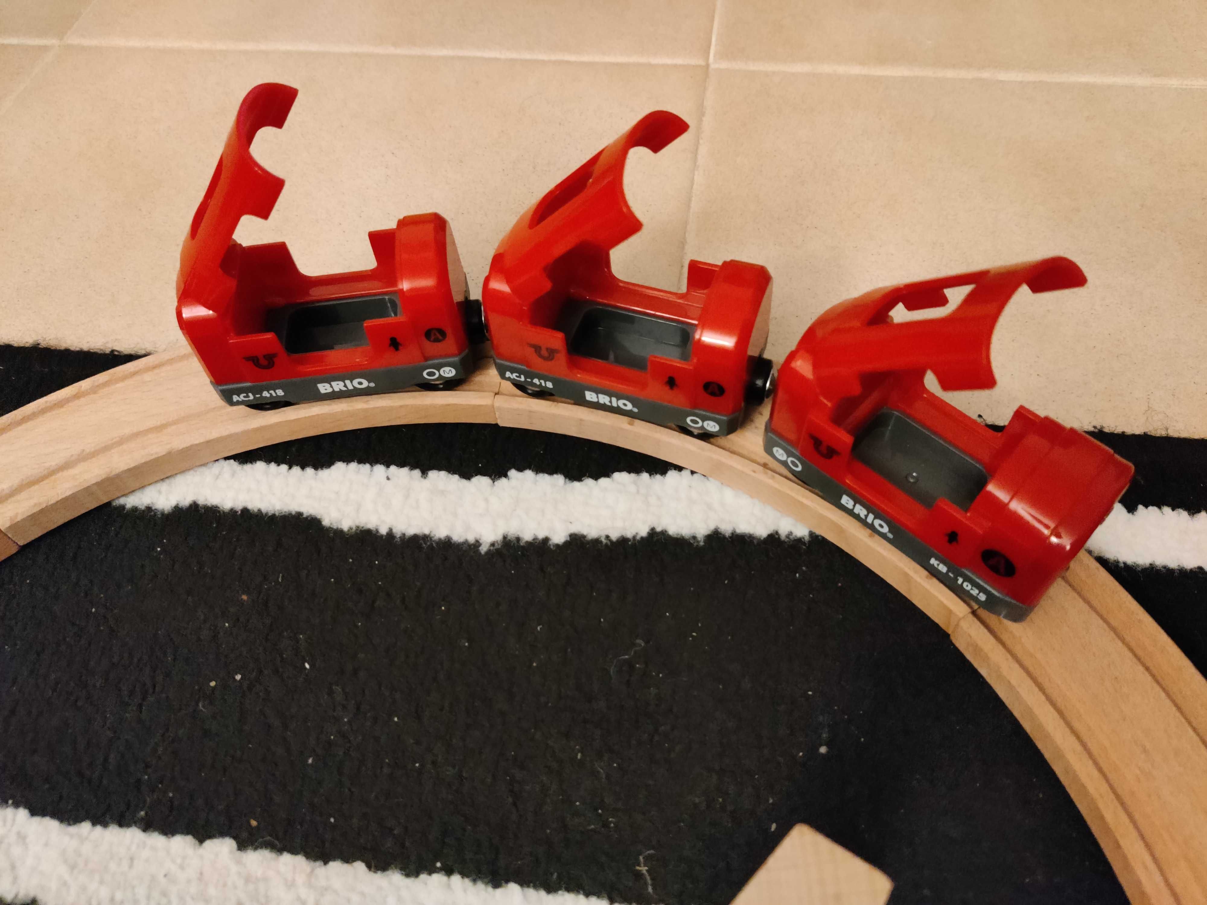 Conjunto de circuito de comboio da marca Brio
