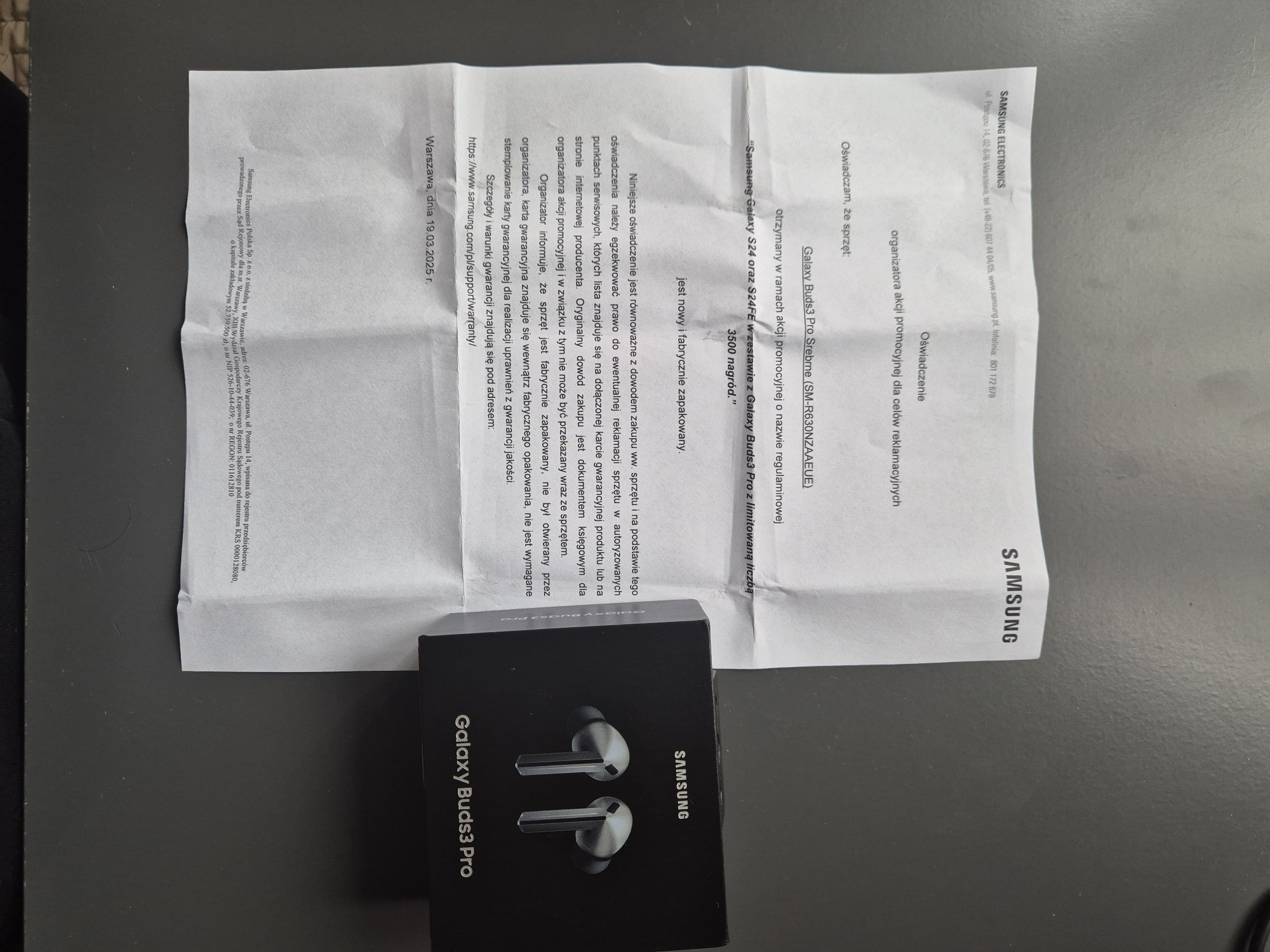 Galaxy buds 3 pro sprzedam lub zmienię na sluchawki SHOKZ