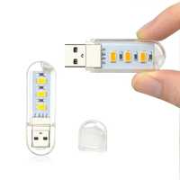 5 ШТУК!!! Универсальные яркие USB фонарики для павер банка